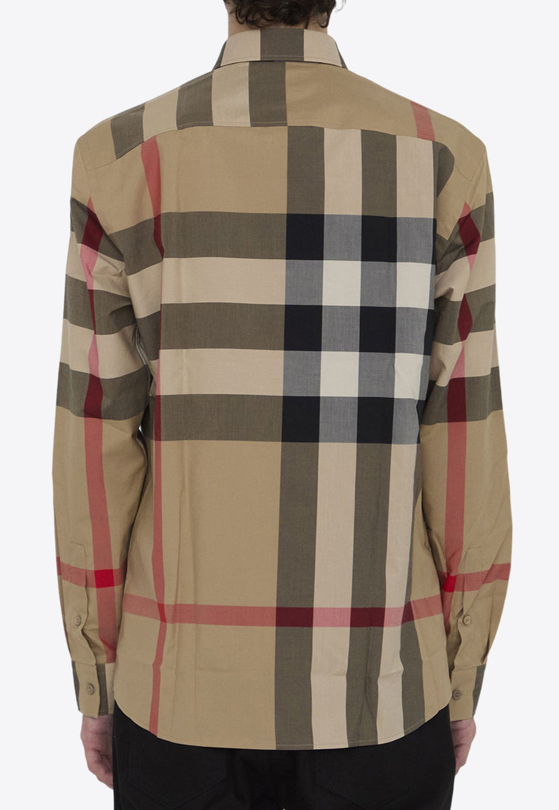 Vintage Check Long-Sleeved Shirt