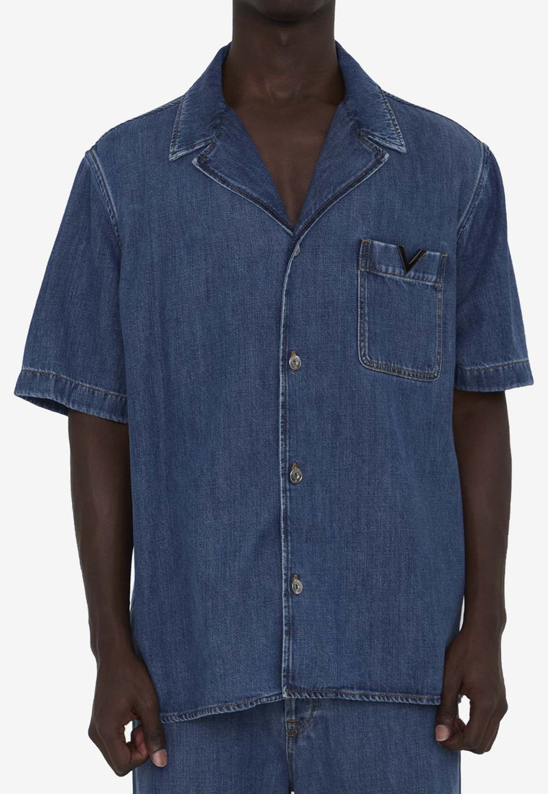 VLogo Denim Shirt