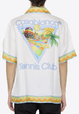 Afro Cubism Tennis Club Bowling Shirt