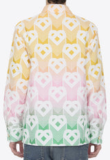 Gradient Heart Long-Sleeved Shirt