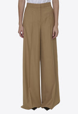 Senna Wide-Leg Wool Pants