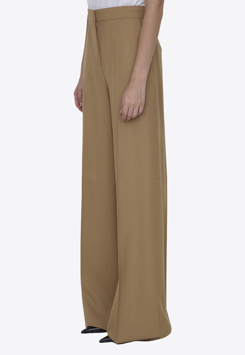 Senna Wide-Leg Wool Pants