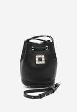 Très Vivier Calf Leather Bucket Bag