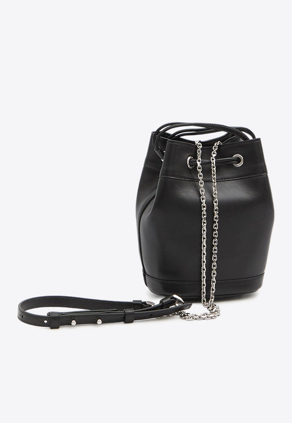 Très Vivier Calf Leather Bucket Bag