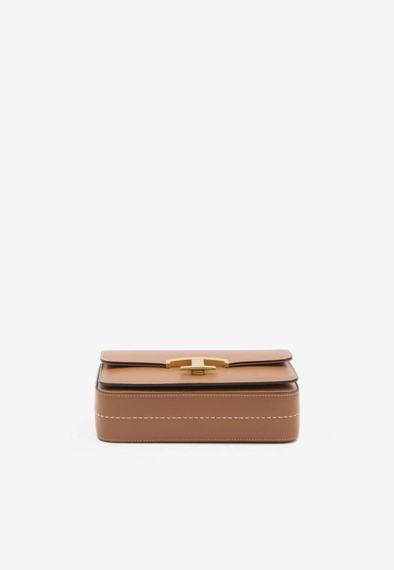 Mini T Timeless Leather Crossbody Bag