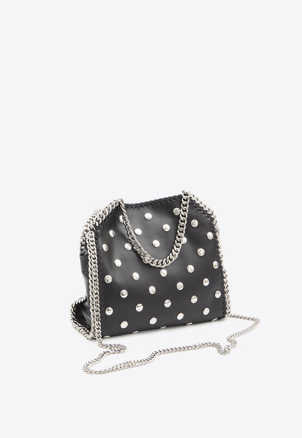 Mini Falabella Studded Leather Tote Bag