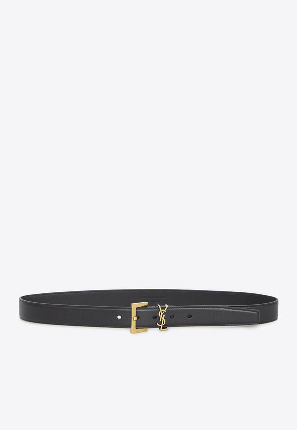 Cassandre Smooth Leather Belt