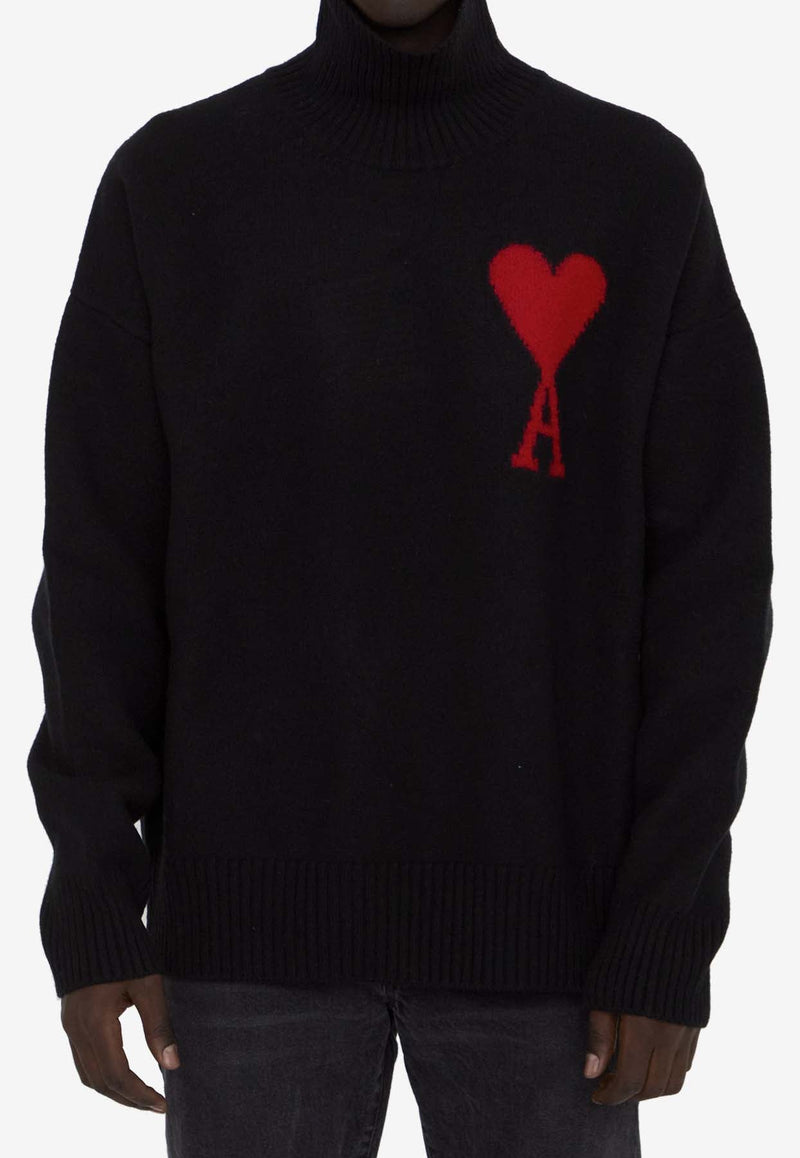 Ami De Coeur Intarsia Knit Sweater