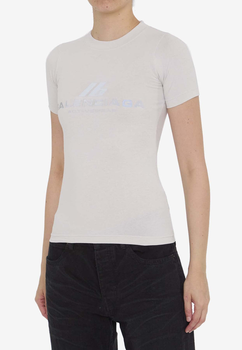 Activewear Logo Print T-shirt