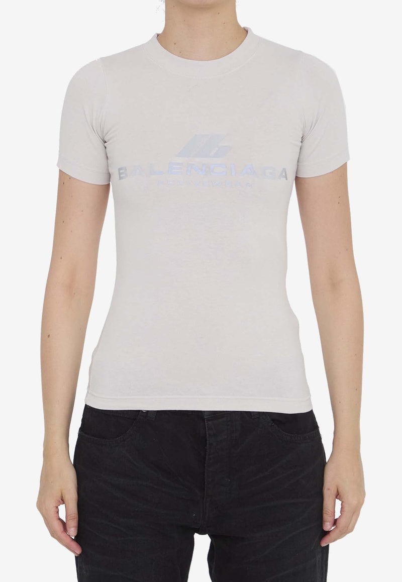 Activewear Logo Print T-shirt