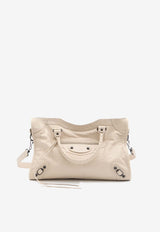 Medium Le City Top Handle Bag in Nappa Leather