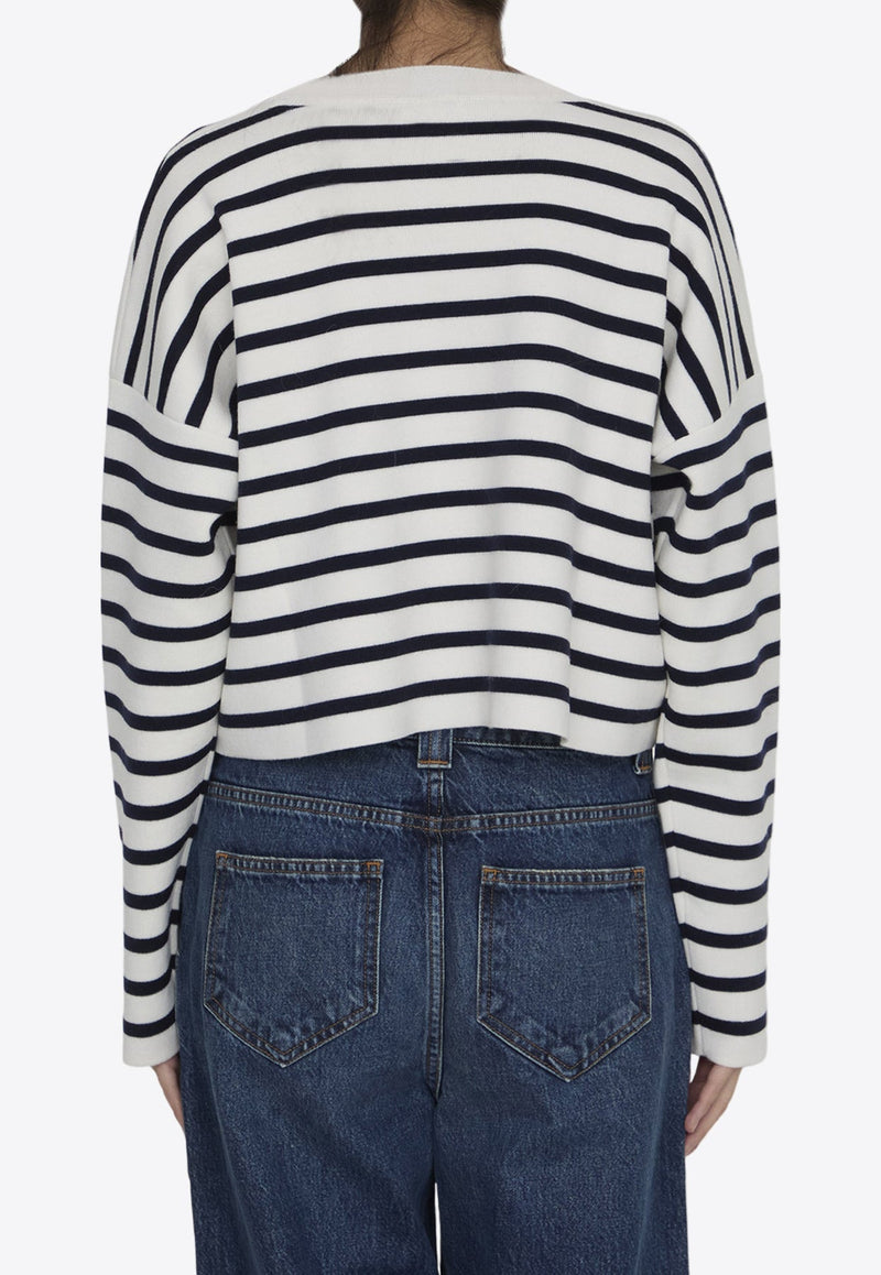 Anagram Striped Wool Sweater
