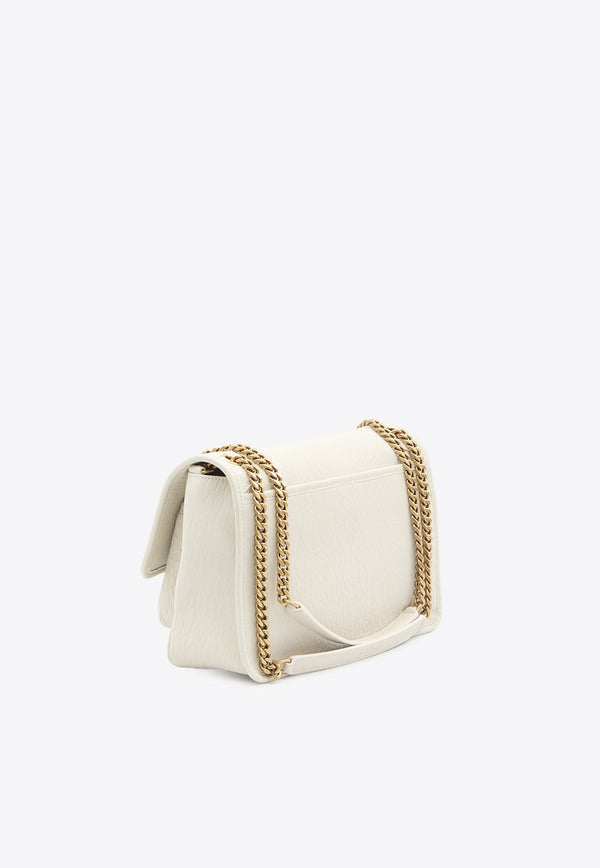 Medium Niki Grained Leather Shoulder Bag