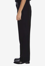 Jesse Straight-Leg Wool Pants