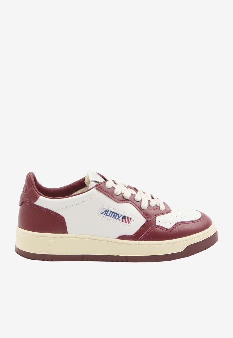 Medalist Low-Top Leather Sneakers