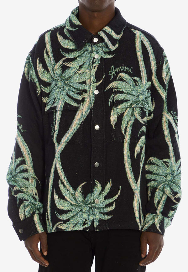 Twisted Palms Tapestry Overshirt