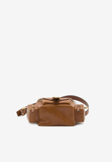 Small Shiny Leather Camera Bag