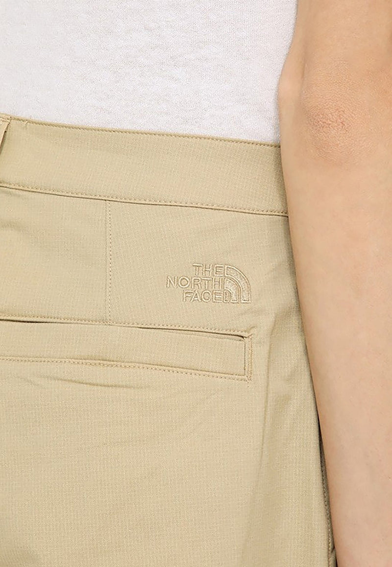 Logo Embroidered Mini Shorts