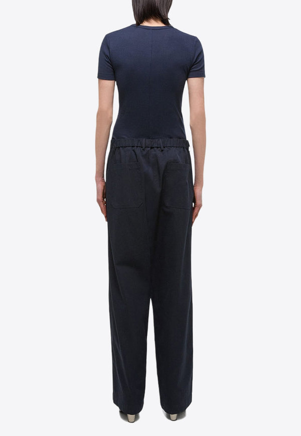 Side Gusset Wide-Leg Pants