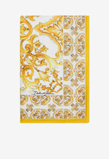 Majolica Print Beach Towel