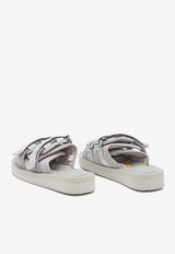Moto Cab Double-Strap Printed Sandals