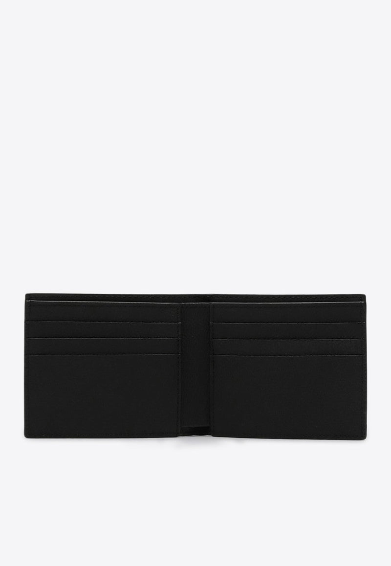 Bi-Fold Basketball Leather Wallet