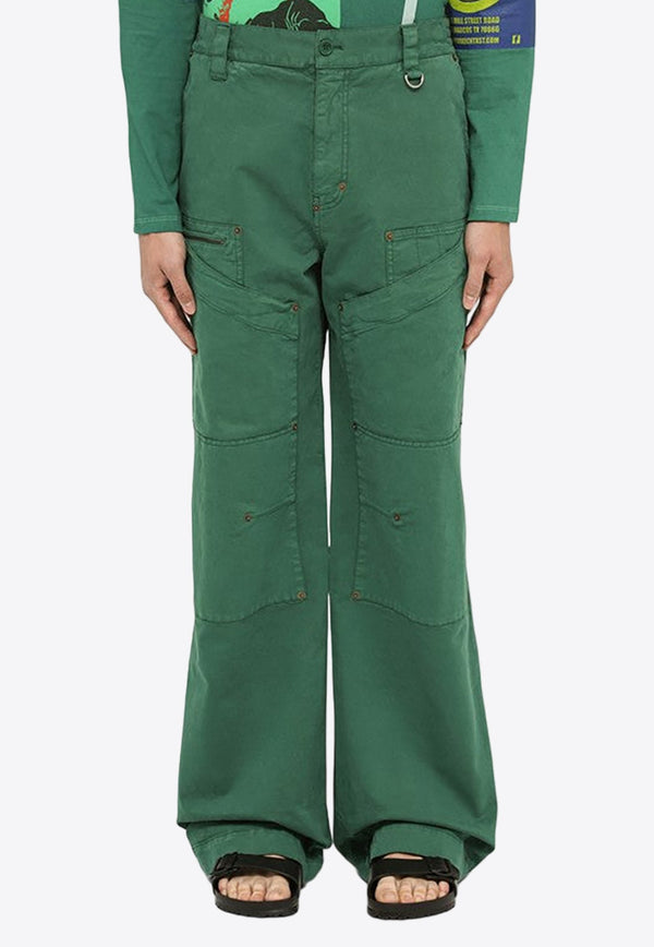 Logo-Embroidered Cargo Pants