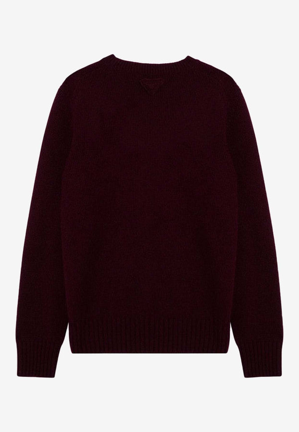 Wool Cashmere Knitted Sweater