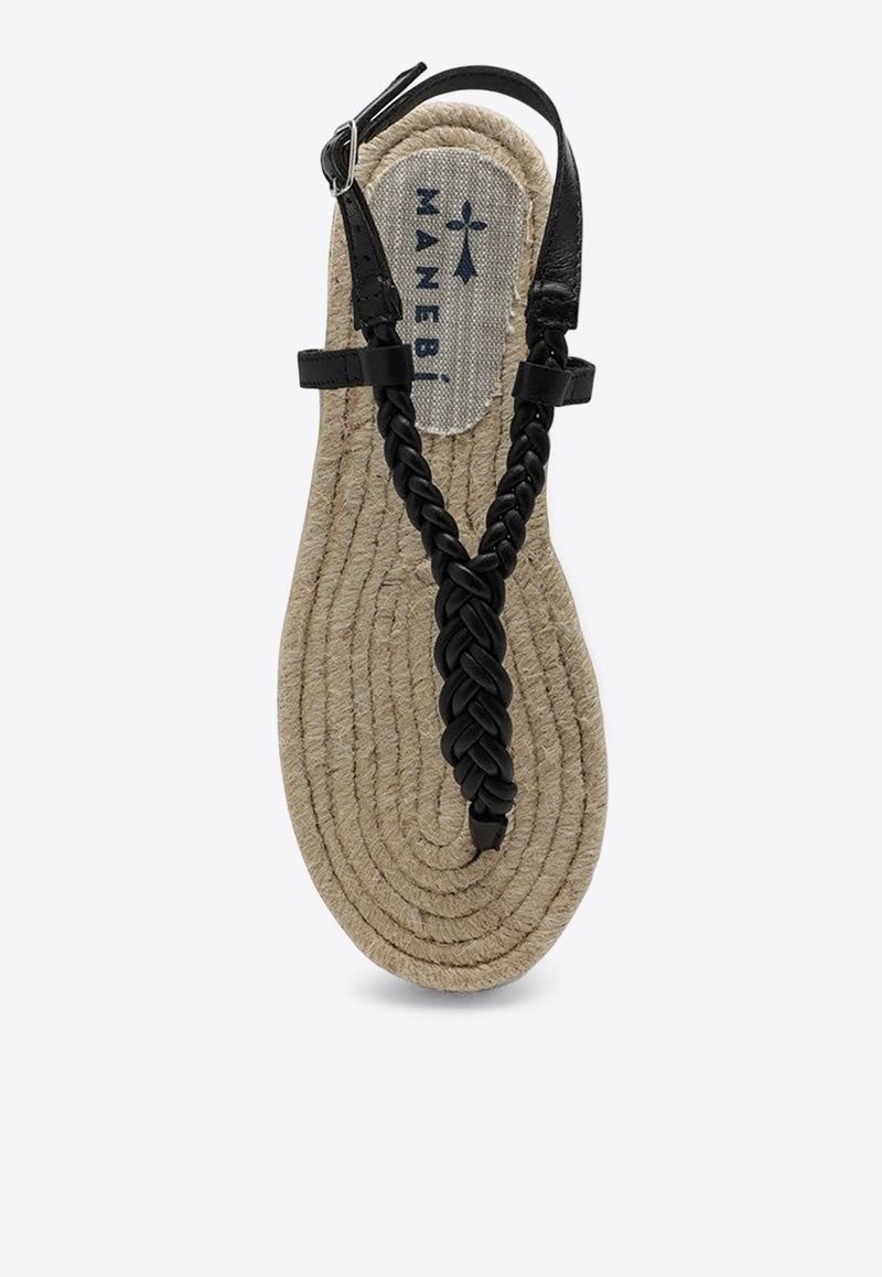 Canyon Braided Leather Sandals