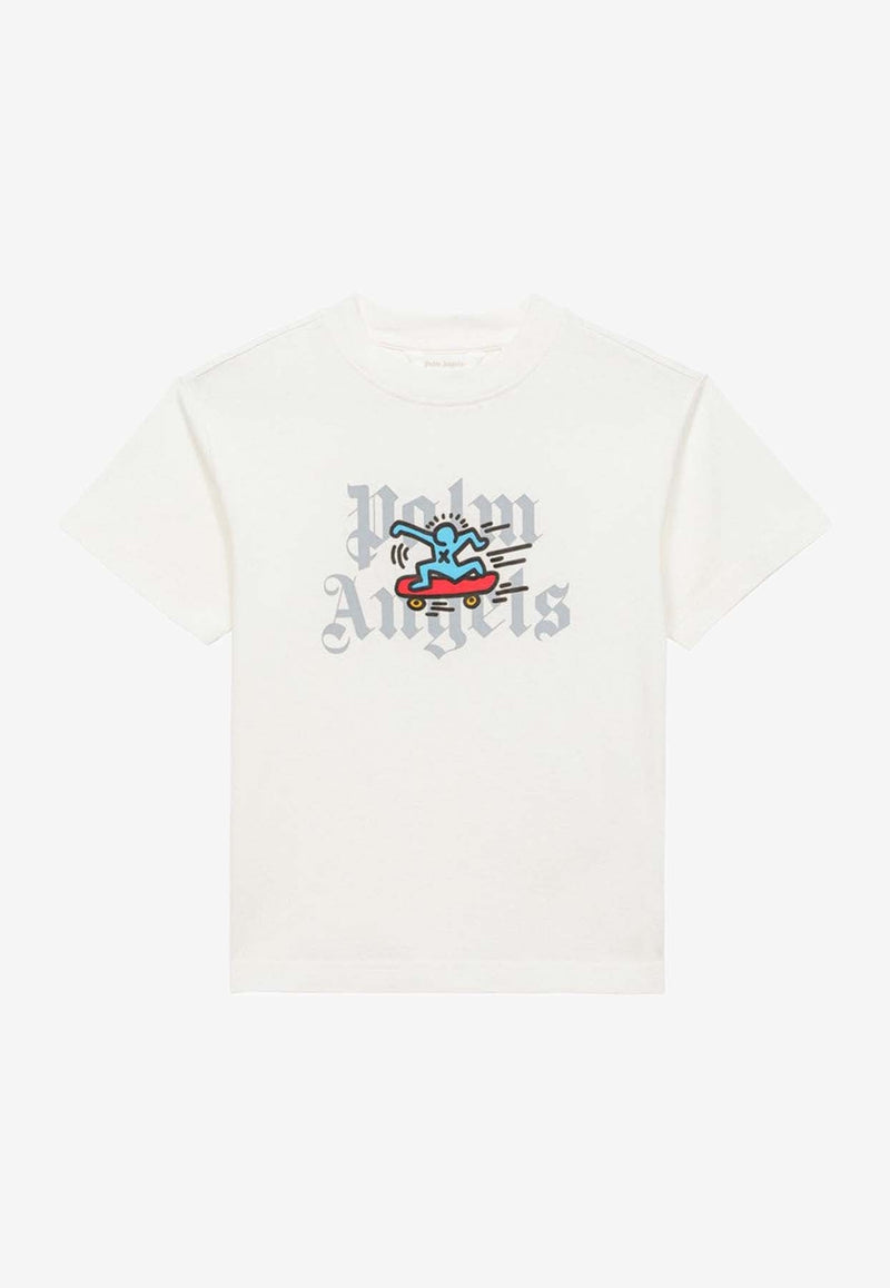 Boys Logo-Printed Crewneck T-shirt