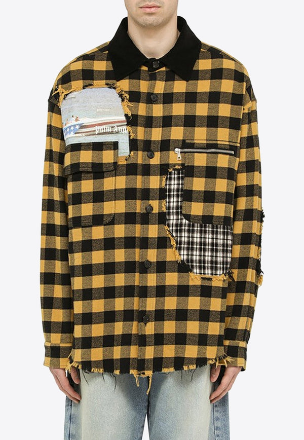 Patchwork Checked Shirts