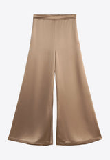 Lucee Satin Flared Pants