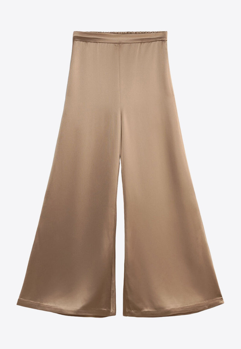 Lucee Satin Flared Pants