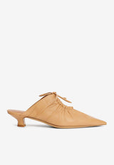 Masey 35 Pointed-Toe Leather Mules