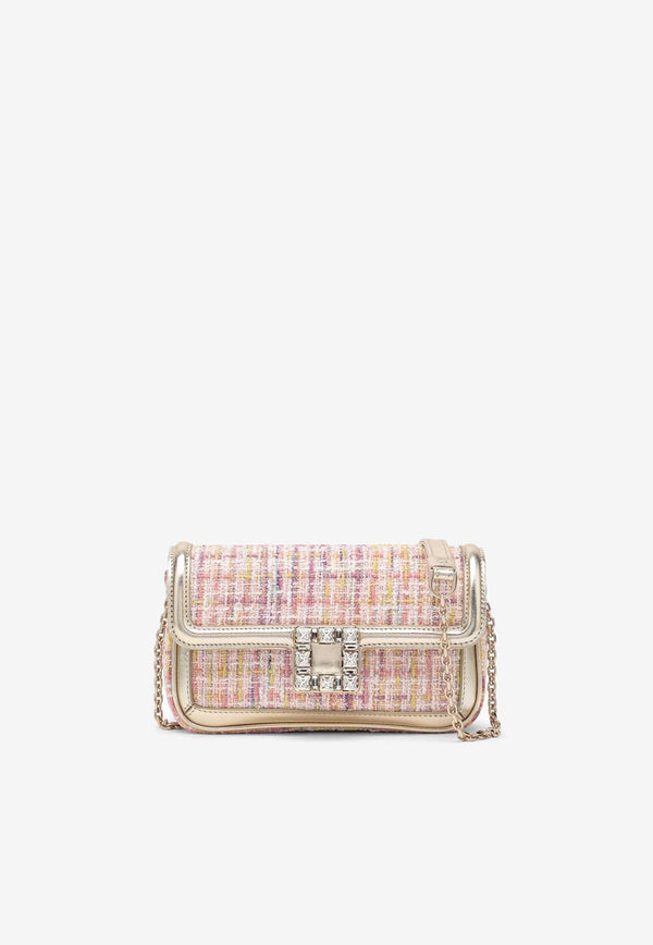 Crystal-Embellished Crossbody Bag