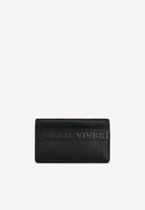 Mini Viv' Choc Clutch Bag in Leather