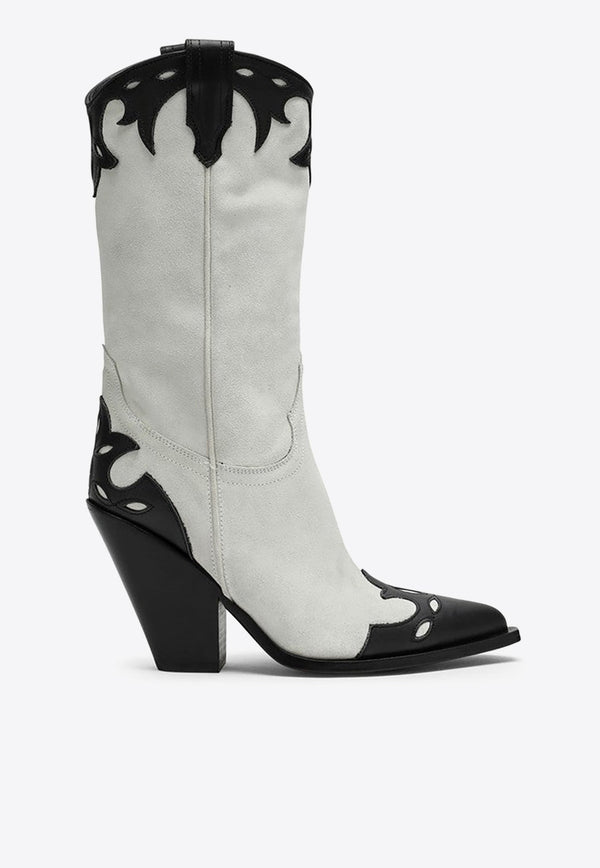 80 Rodeo Suede Mid-Calf Boots