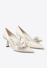 Rosalia Flowers 65 Nappa Leather Pumps