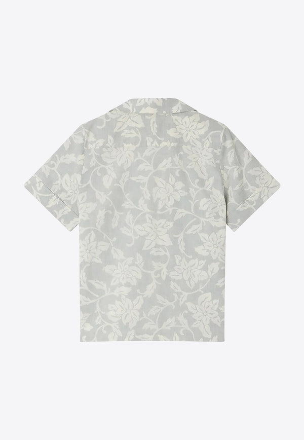 Boys Steve Floral Print Shirt