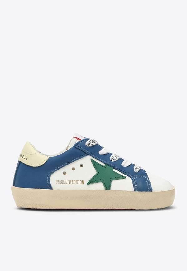 X Golden Goose Boys Star Patch Leather Sneakers