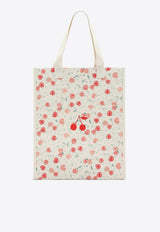 Girls Faith Cherry Print Tote Bag