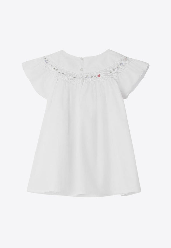 Girls Fillys Floral Embroidered Blouse