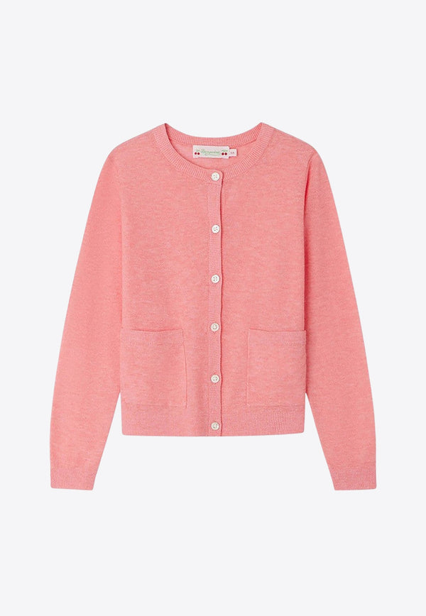 Girls Clarisse Button-Up Cardigan