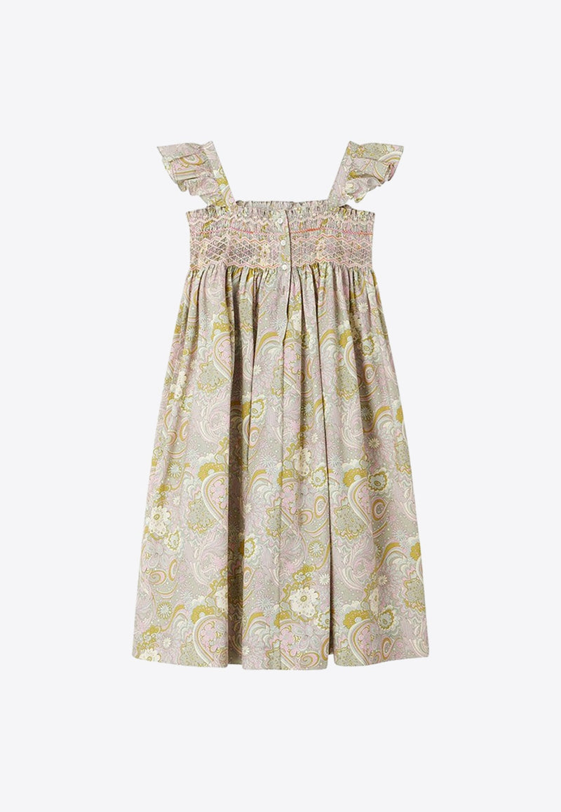Girls Frances Sleeveless Printed Dress