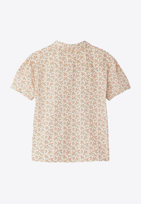 Girls Fiammetta Floral Print Shirt