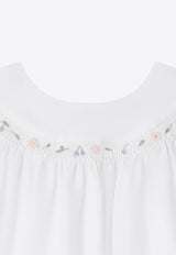 Baby Girls Amantine Floral Embroidered Dress