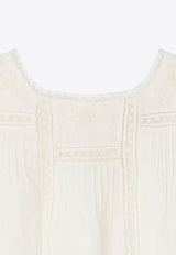 Baby Girls Angeli Dress with Lace Detail