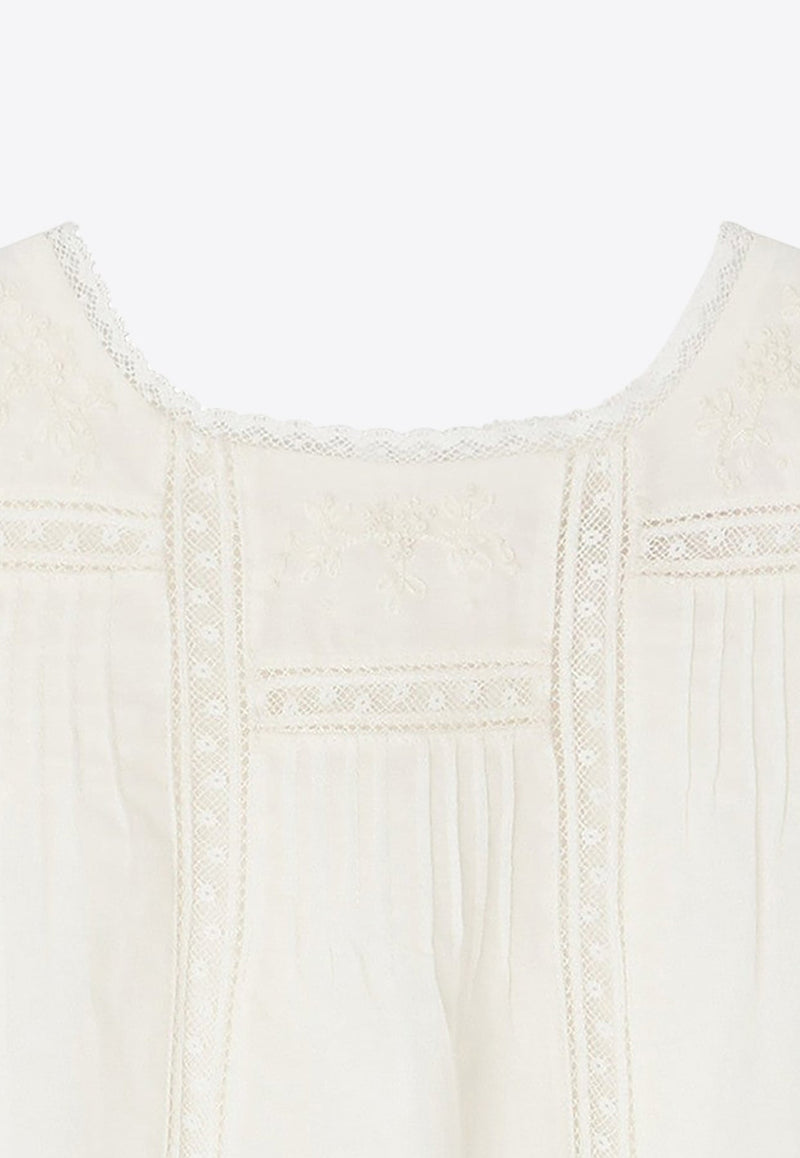 Baby Girls Angeli Dress with Lace Detail