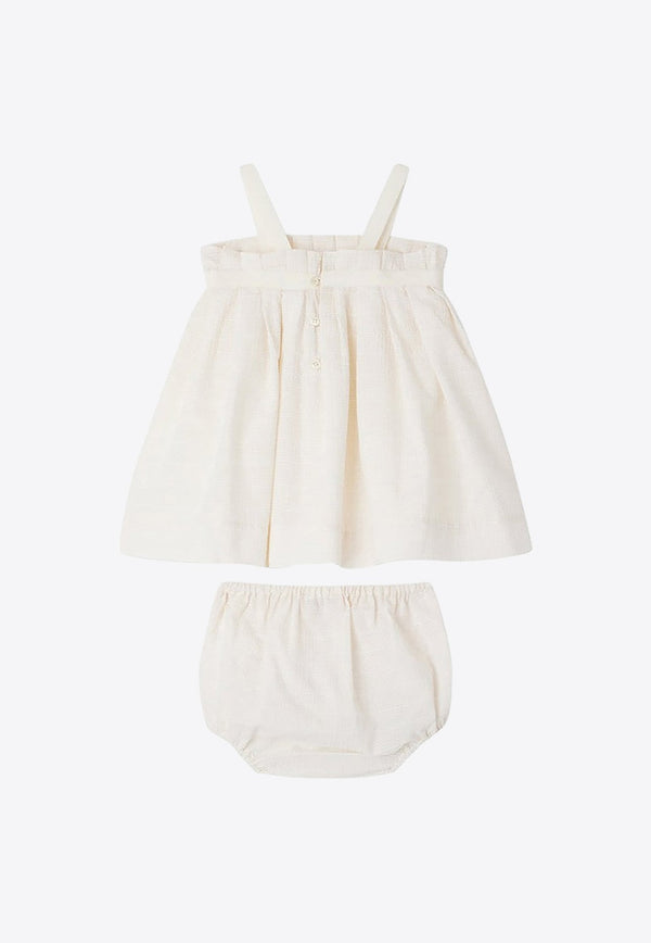 Baby Girls Flossie Dress with Matching Bloomers