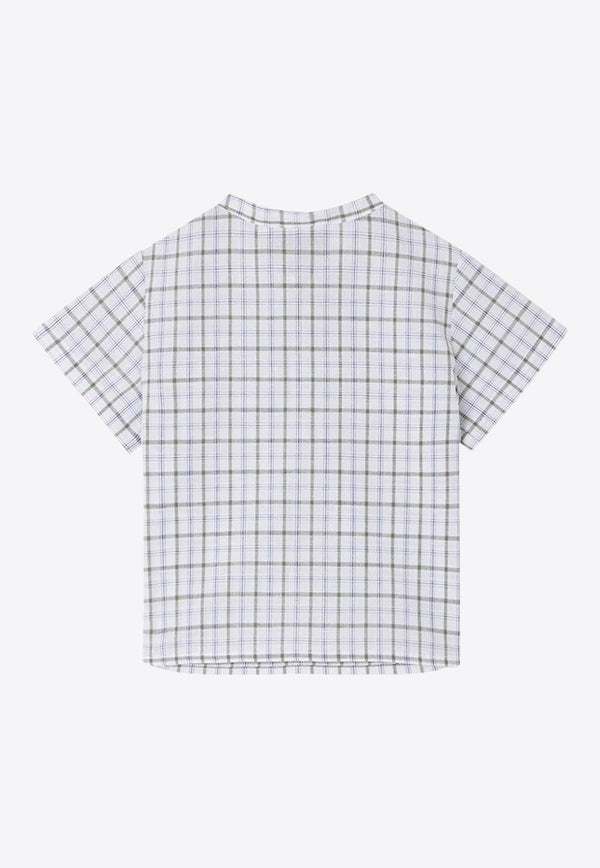 Boys Cesari Check Pattern Shirt